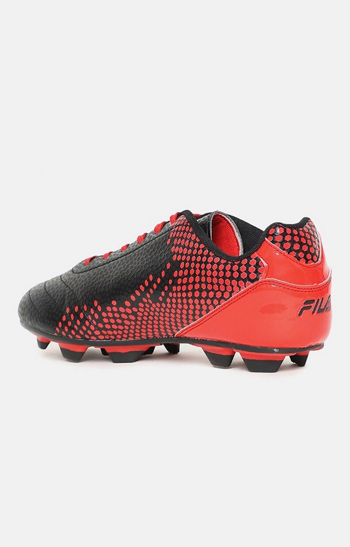 Men's Red PU Football Shoes