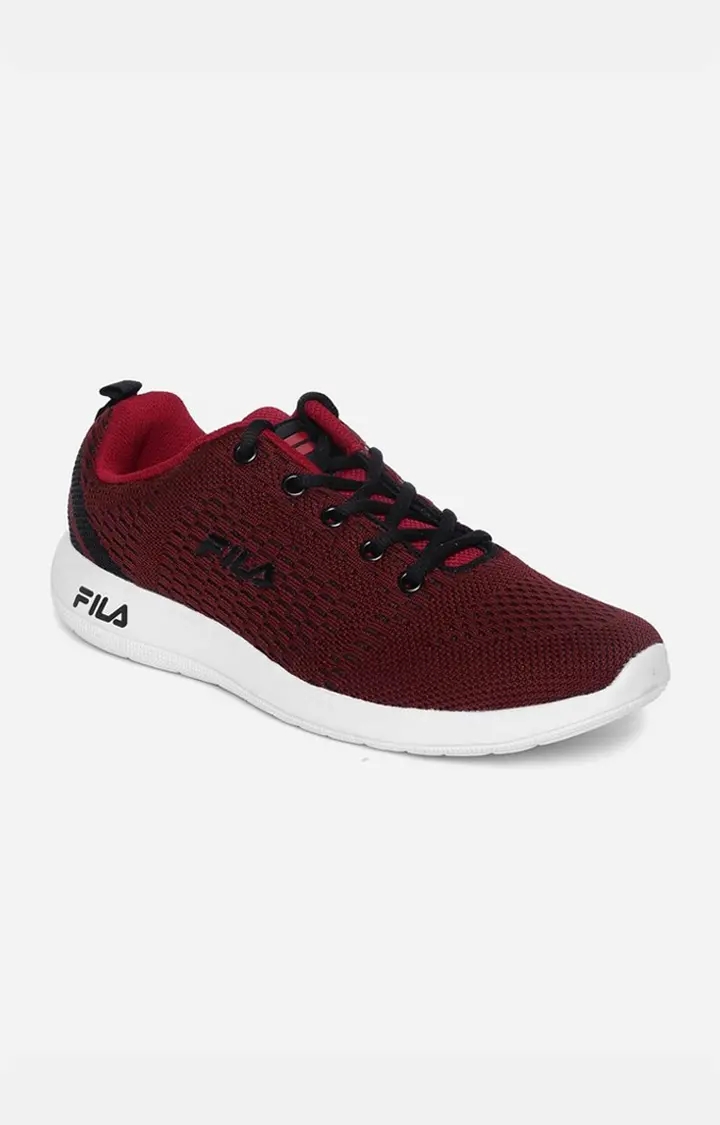 FILA | Men's Red Mesh Outdoor Sports Shoes