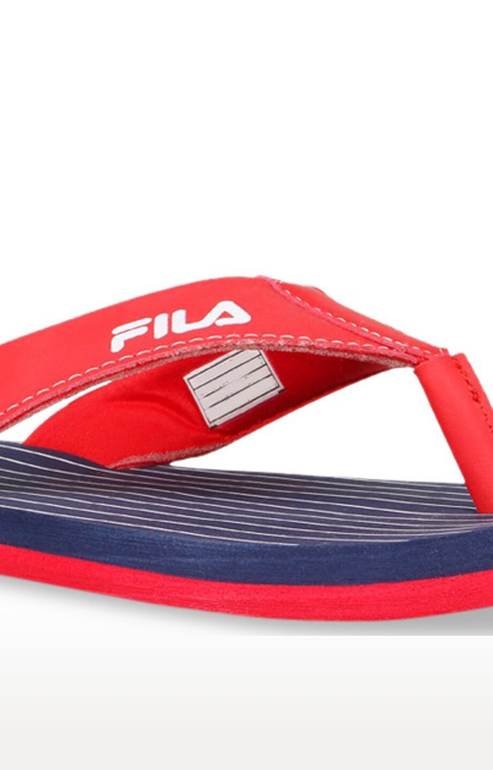 FILA | Men's Blue PU Slippers 4
