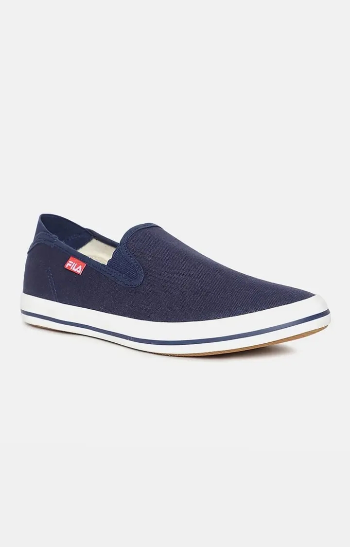 FILA | Unisex Blue Fabric Sneakers