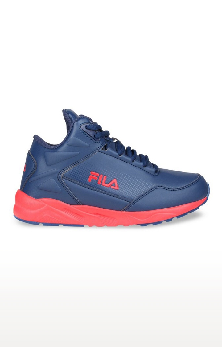 FILA | Boy's Blue PU Sneakers 1