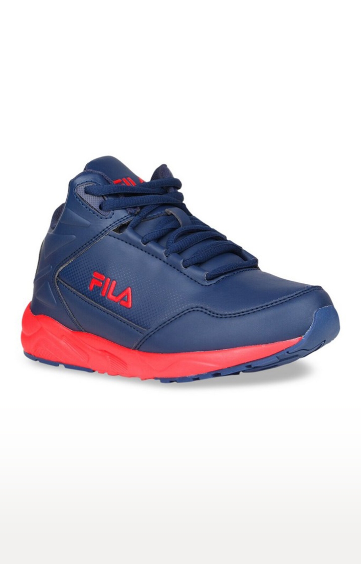 FILA | Boy's Blue PU Sneakers 0
