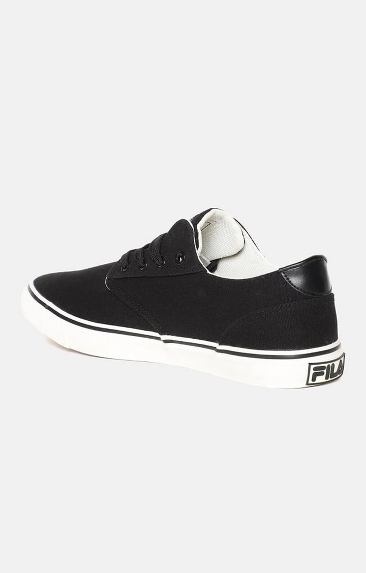 Men's Black Canvas Sneakers