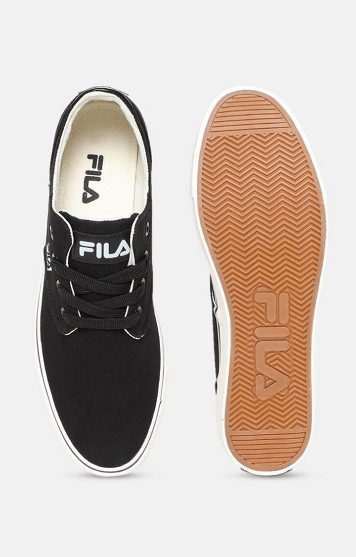 Men's Black Canvas Sneakers