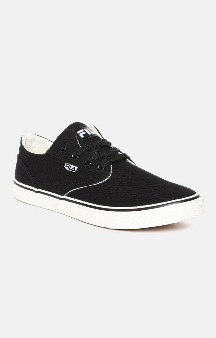 Men's Black Canvas Sneakers