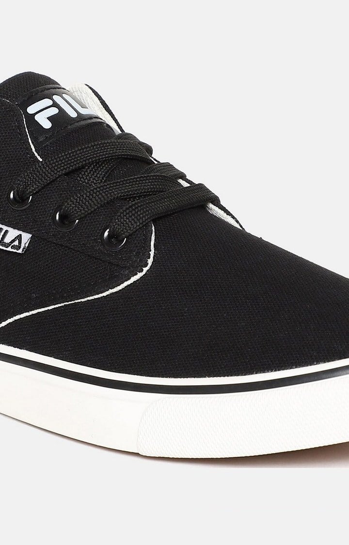 Men's Black Canvas Sneakers