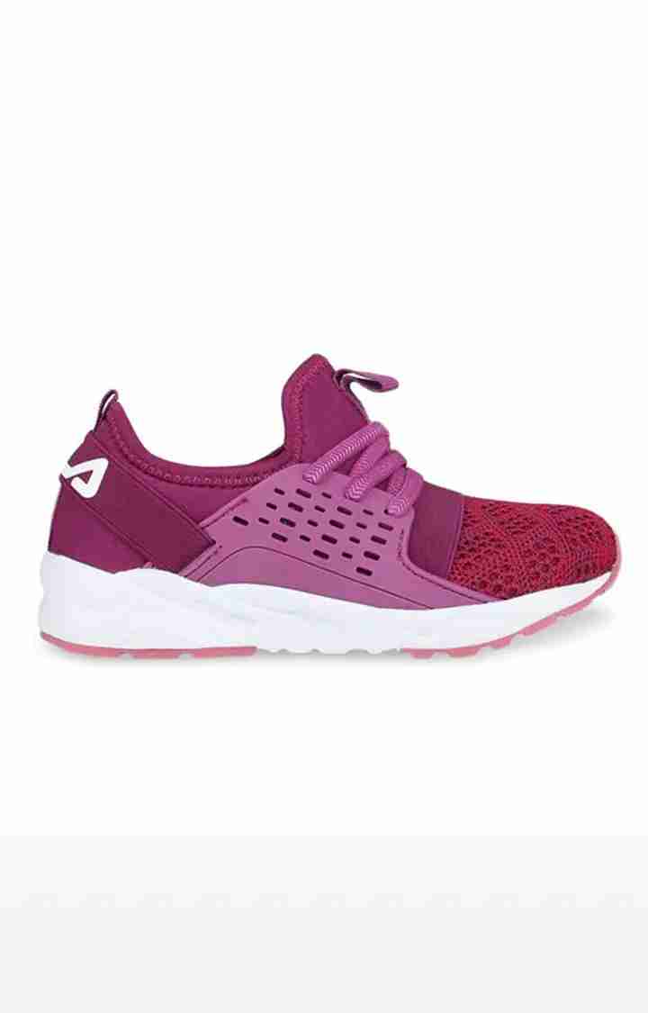 Boy's Purple PU Sneakers
