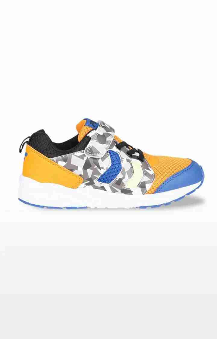 Boy's Orange PU Sneakers