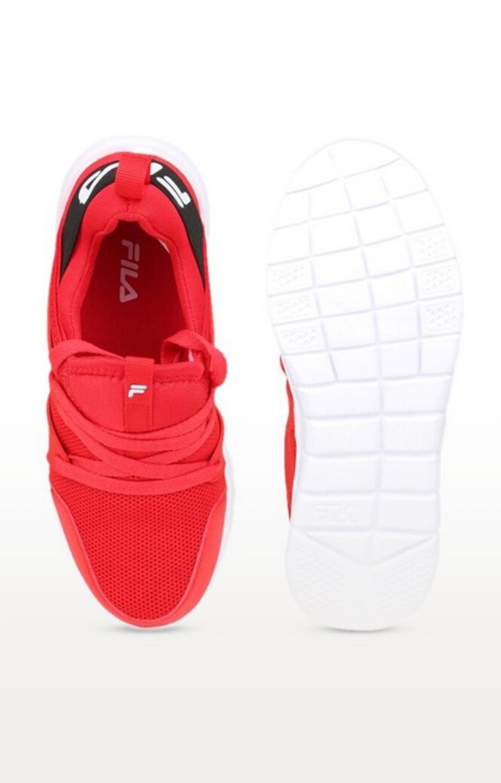 FILA | Boy's Red PU Sneakers 3