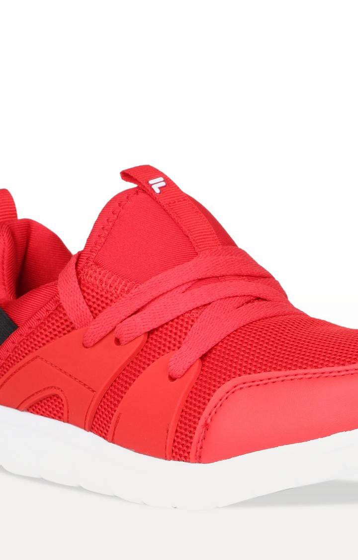 FILA | Boy's Red PU Sneakers 4