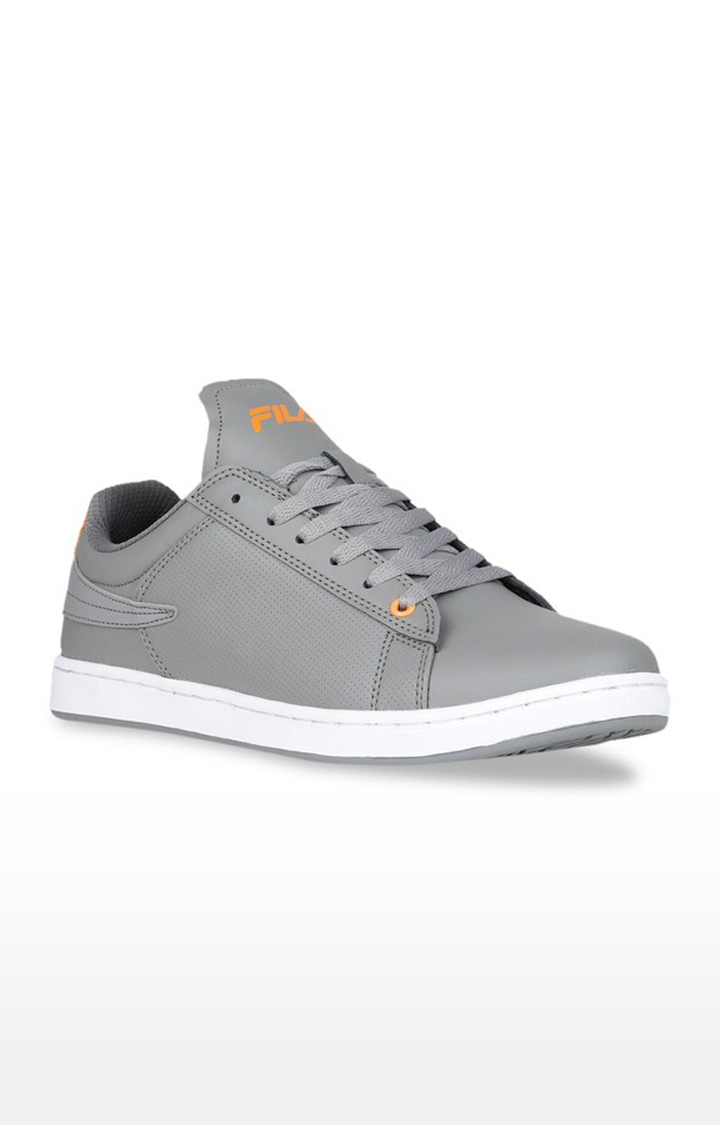 Men's Grey PU Sneakers