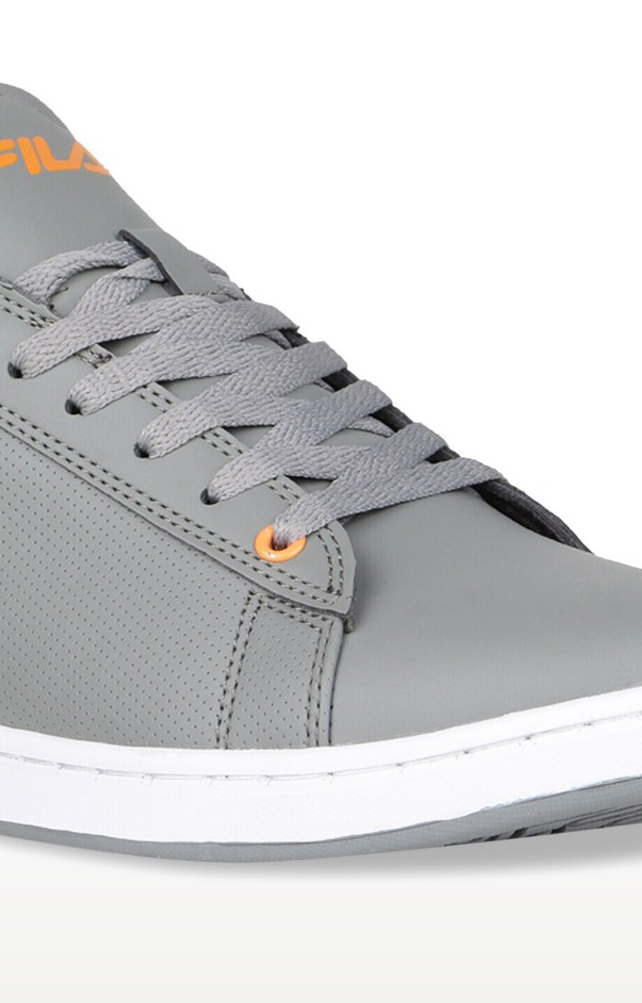 Men's Grey PU Sneakers