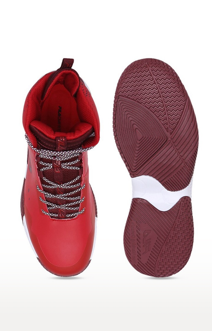 FILA | Men's Red PU Outdoor Sports Shoes 3