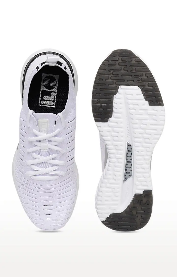 Men's White PU Outdoor Sports Shoes