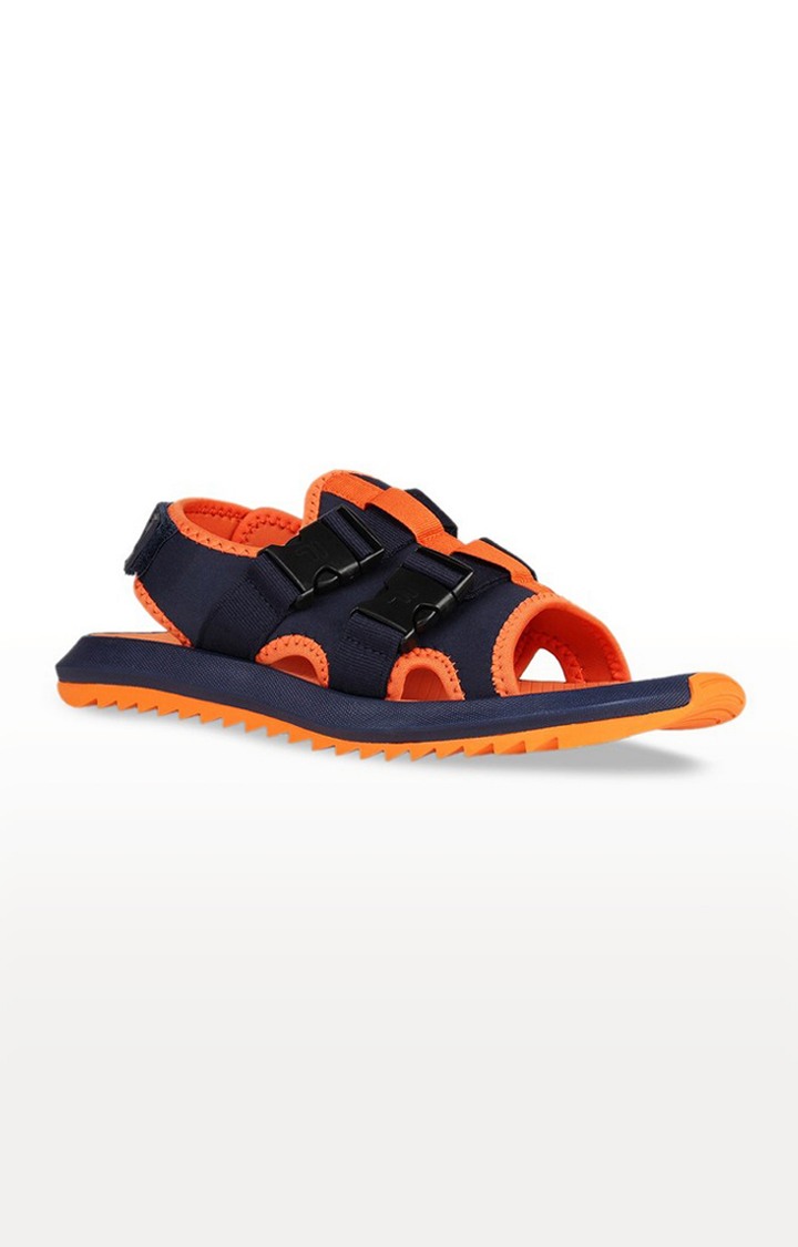 Fila sandals mens orange discount