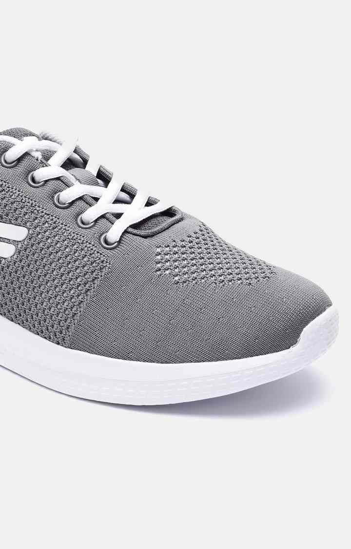 Women's Grey PU Outdoor Sports Shoes