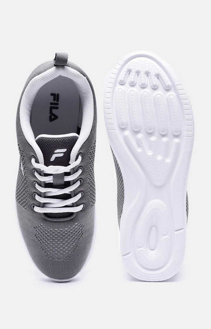 Women's Grey PU Outdoor Sports Shoes