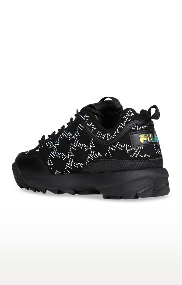 Nike women's black leather sneakers sales