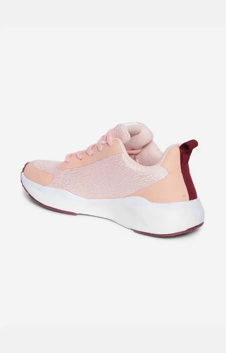 Women's Pink PU Outdoor Sports Shoes
