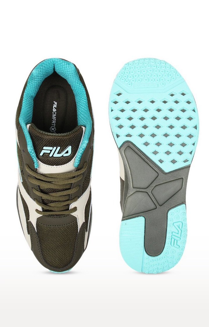 FILA | Men's Green PU Outdoor Sports Shoes 3