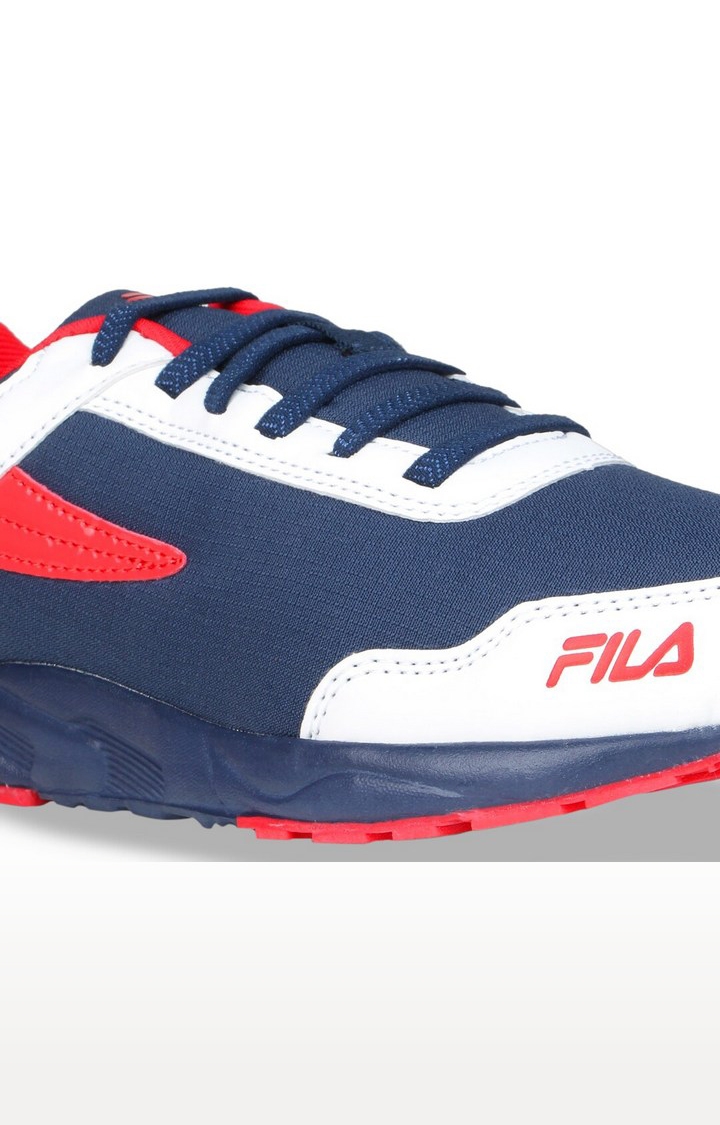FILA | Boy's Blue PU Sneakers 4