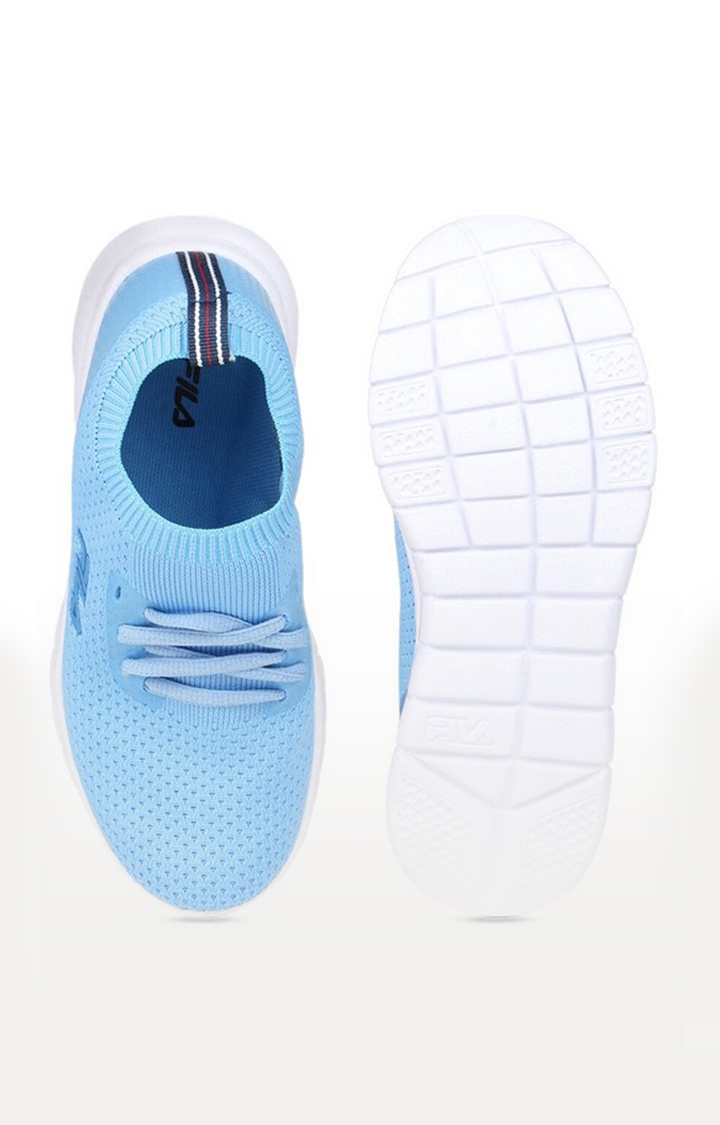 FILA | Boy's Blue PU Sneakers 3