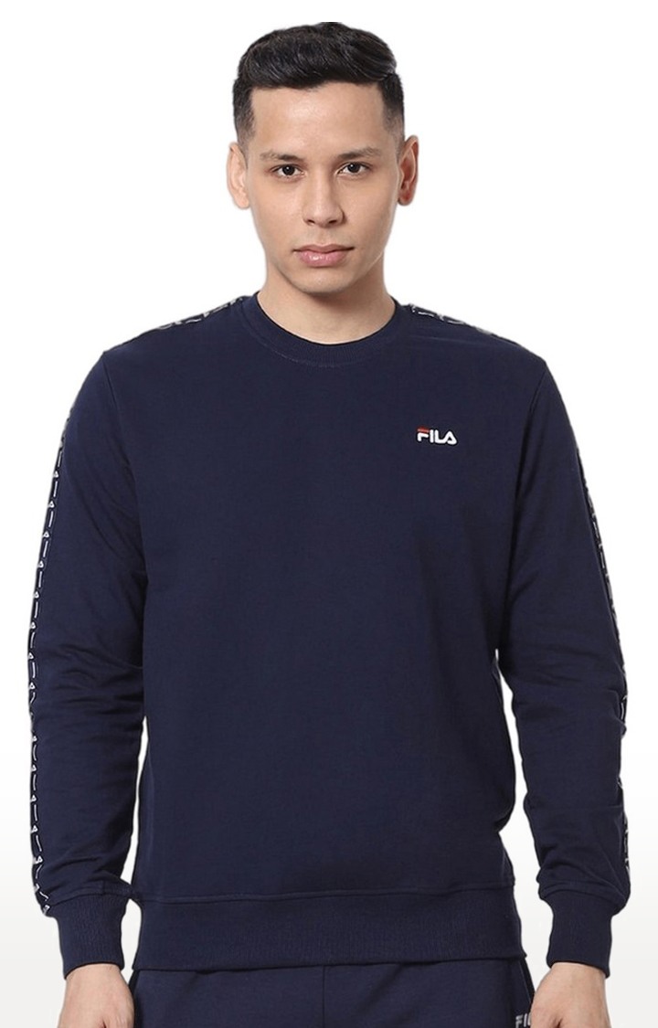 Fila navy hot sale blue sweatshirt