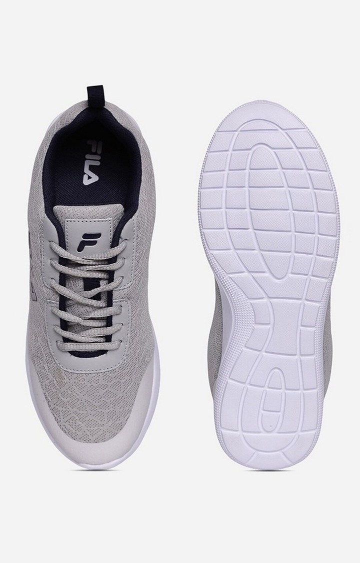 Men's Grey PU Outdoor Sports Shoes