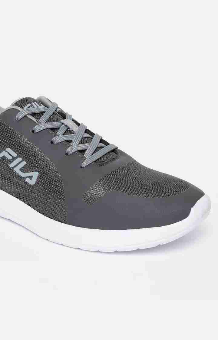 Men's Grey PU Outdoor Sports Shoes