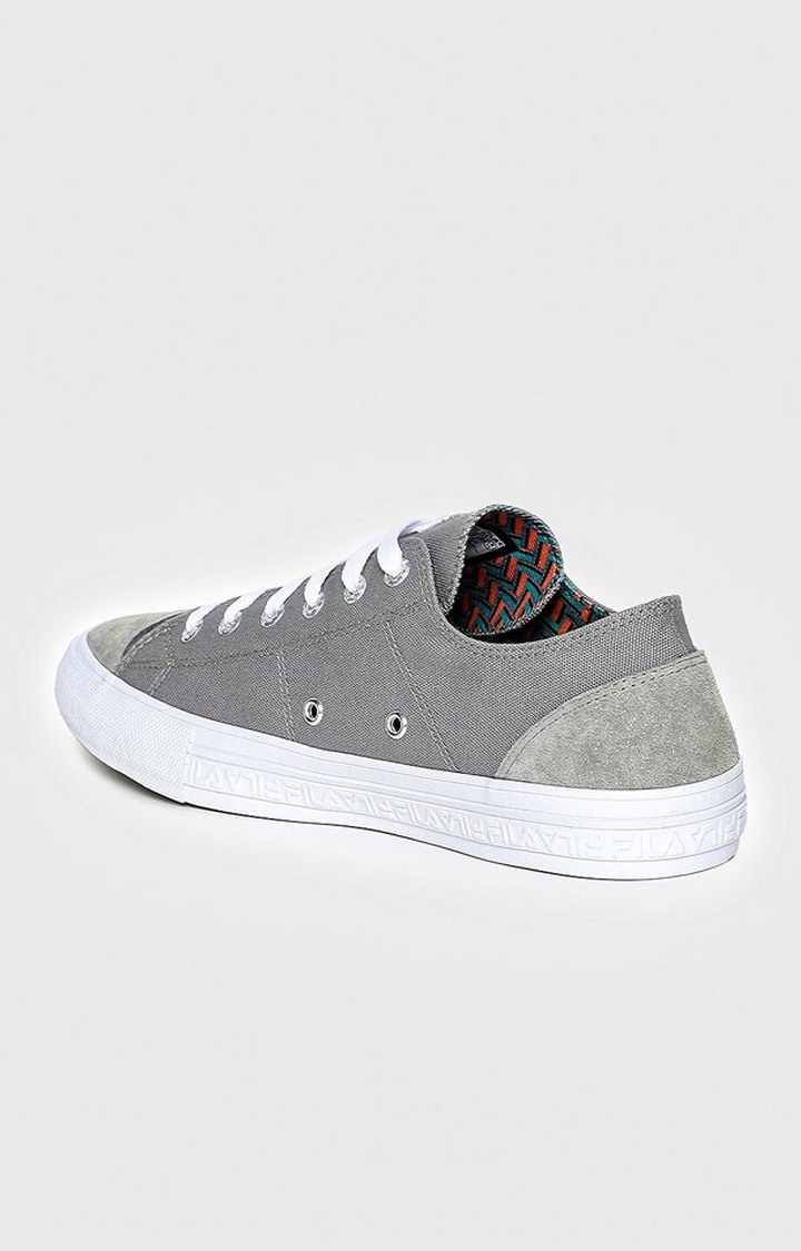 FILA | Unisex Grey PU Sneakers 2