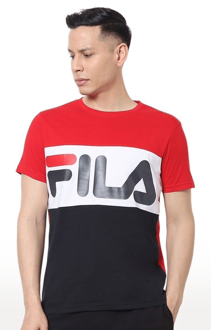 Fila shirt mens new arrivals red