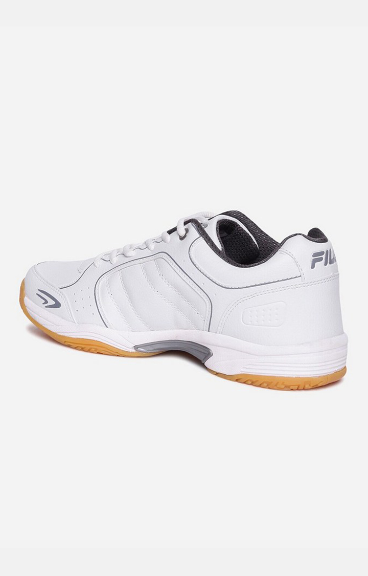 Men's White PU Outdoor Sports Shoes