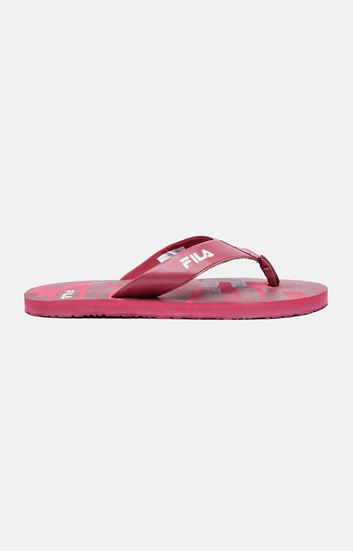 Fila slippers pink online