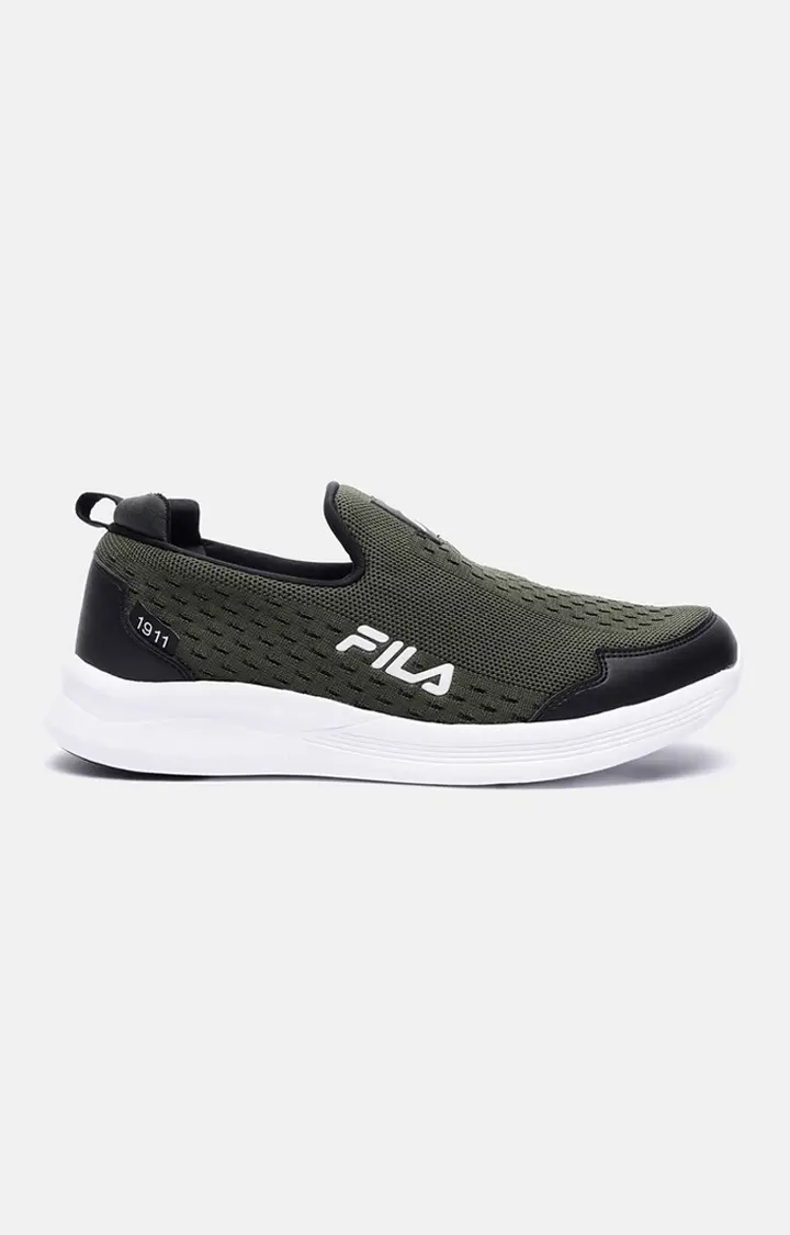 Men's Green PU Outdoor Sports Shoes