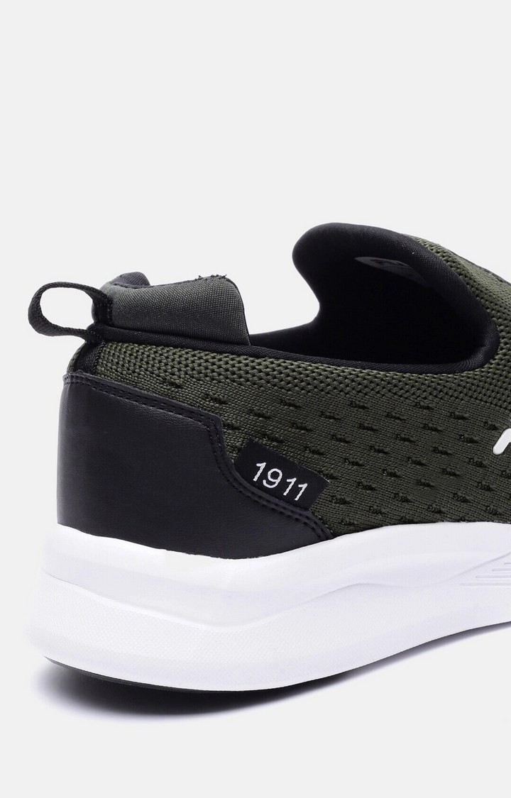 Men's Green PU Outdoor Sports Shoes