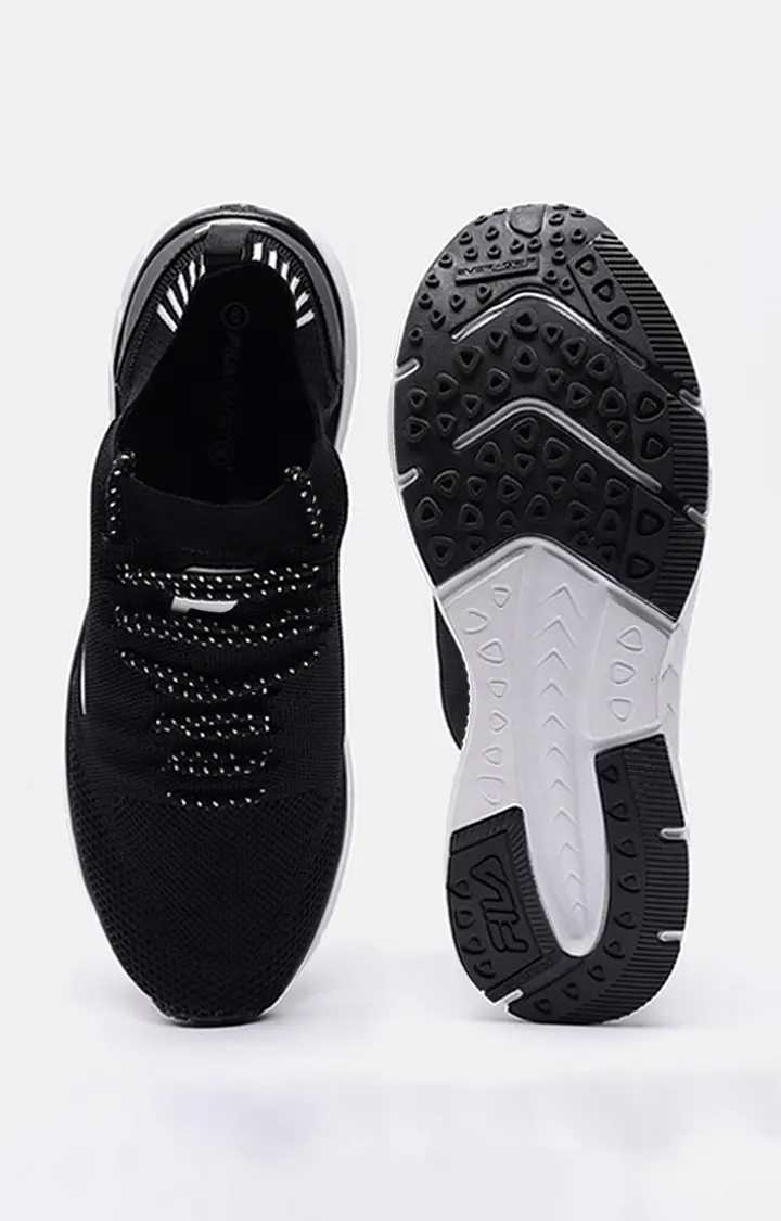 Men's Black PU Outdoor Sports Shoes