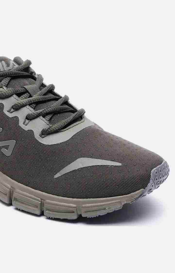 Men's Green PU Outdoor Sports Shoes