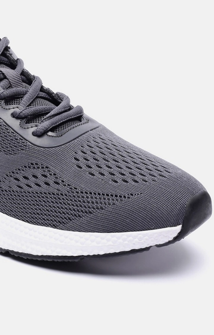 Men's Grey PU Outdoor Sports Shoes