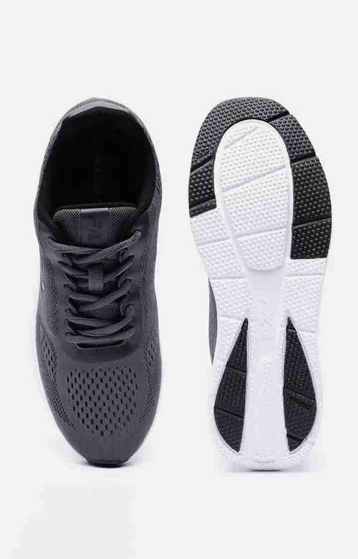 Men's Grey PU Outdoor Sports Shoes