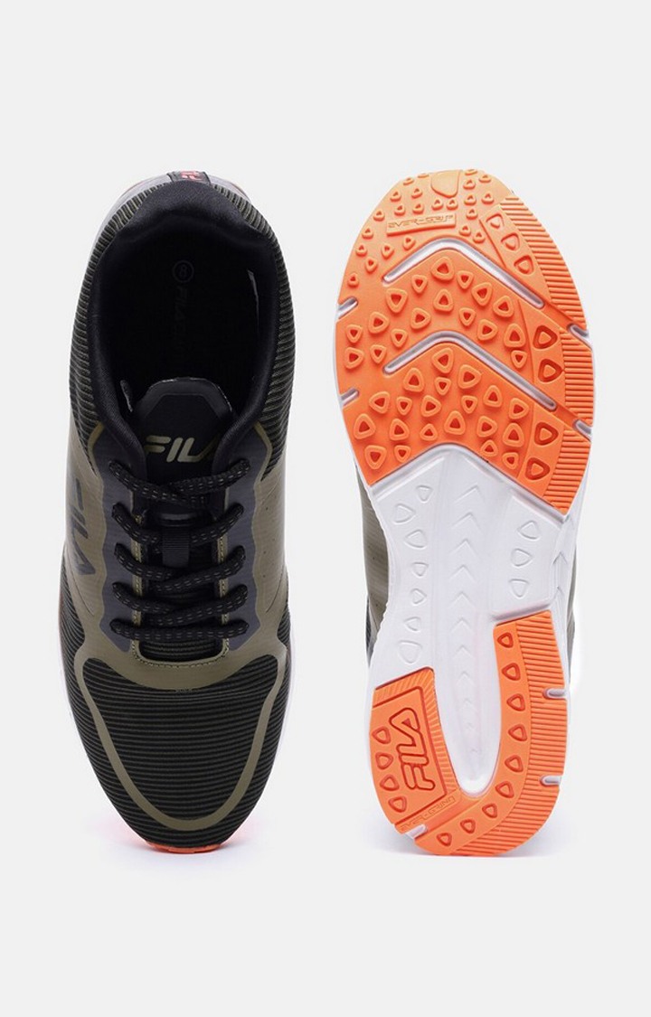 Men's Green PU Outdoor Sports Shoes