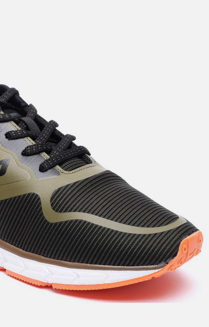 Men's Green PU Outdoor Sports Shoes