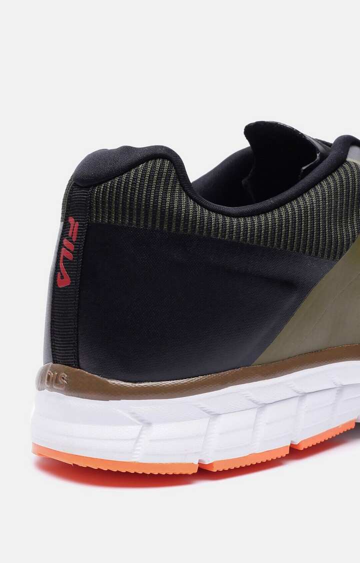 Men's Green PU Outdoor Sports Shoes