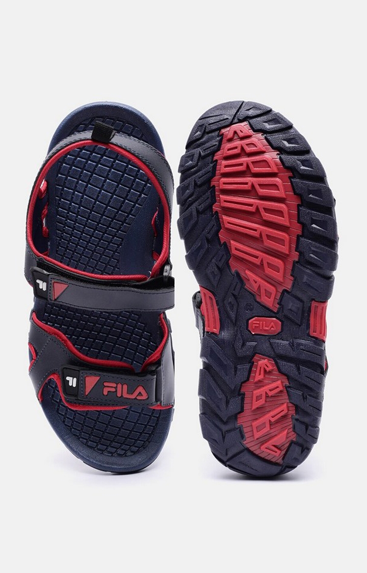 FILA | Men's Blue PU Sandals 3