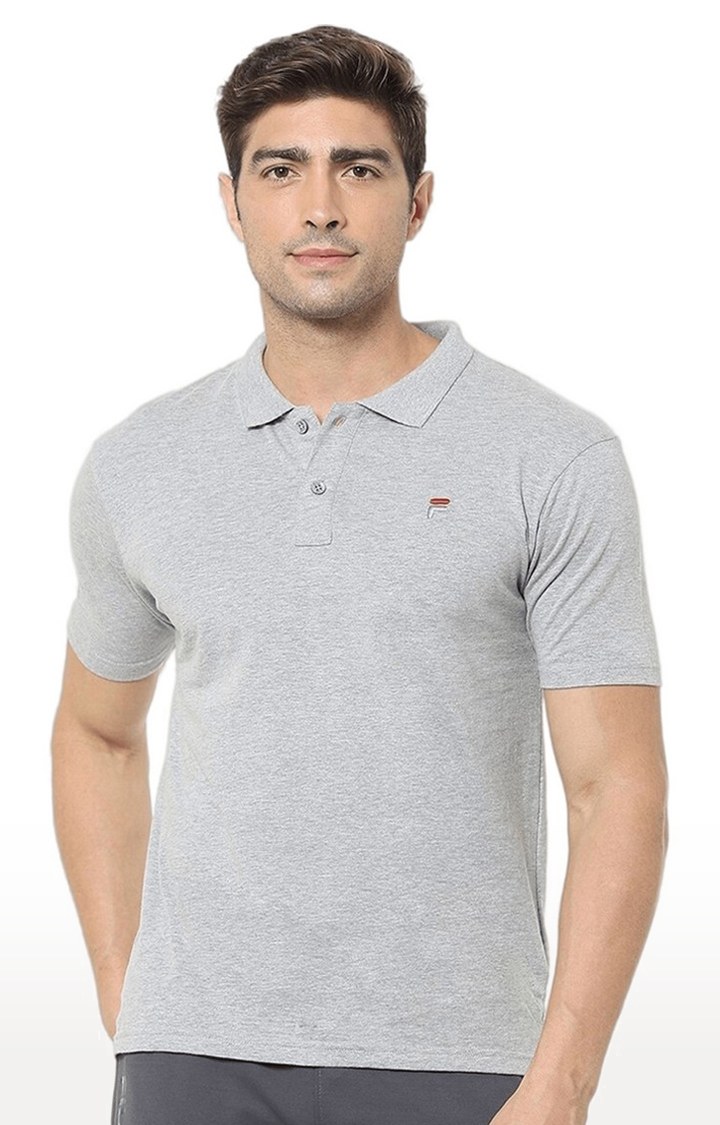 Fila polo mens grey hotsell