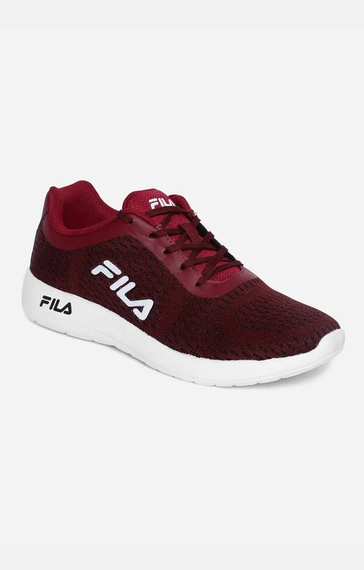 FILA | Men's Red Mesh Outdoor Sports Shoes 0