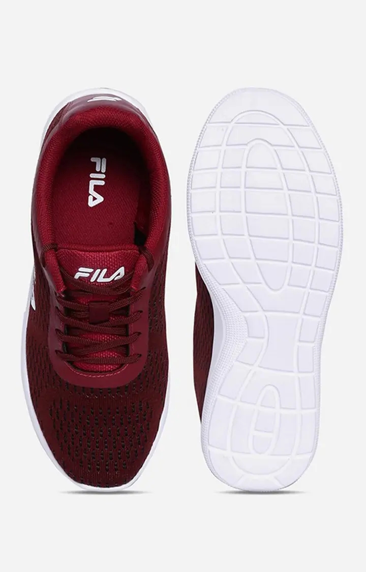 FILA | Men's Red Mesh Outdoor Sports Shoes 3