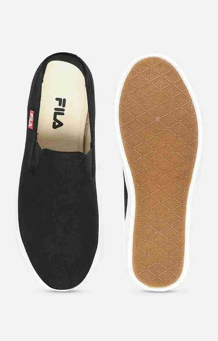Unisex Black Canvas Sneakers