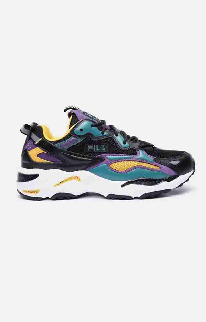 Fila black hotsell leather sneakers
