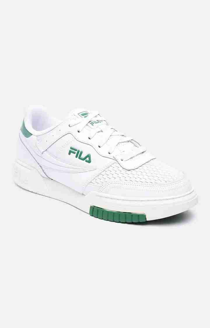 White leather sale fila shoes