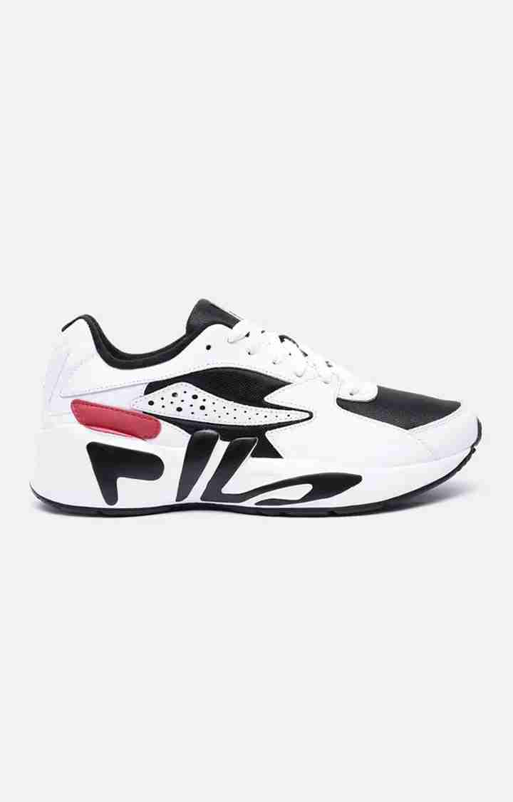 Fila black 2025 leather sneakers